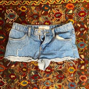 Topshop Petite Mini Jean Shorts